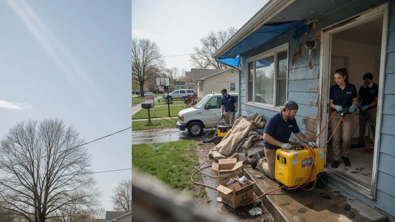 Basement Flood Cleanup in Oakdale, IL near me